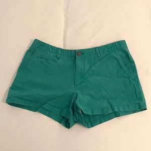 GAP Twill Summer Shorts (4 inch, size 12, green)